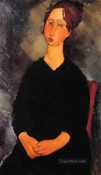 Amedeo Modigliani Painting - Pequeña sirvienta 1919 Amedeo Modigliani